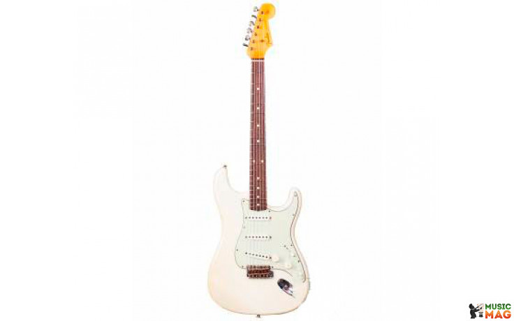 FENDER CUSTOM SHOP LIMITED EDITION '62/'63 STRATOCASTER JOURNEYMAN RELIC RW AGED OLYMPIC WHITE