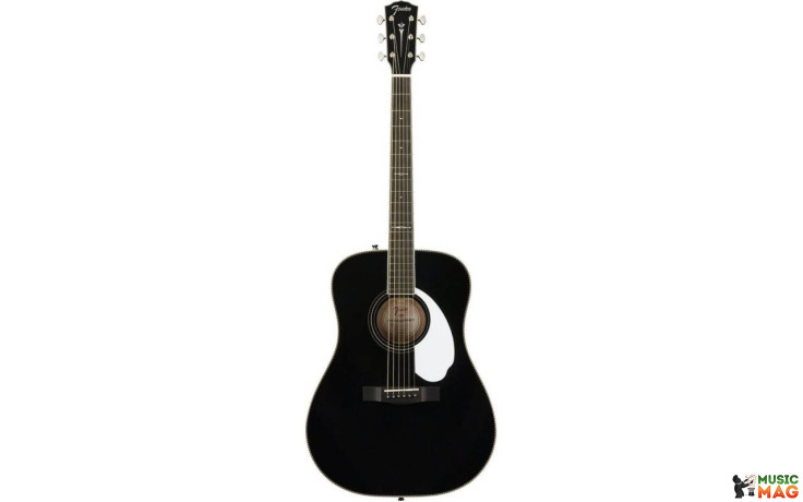 FENDER PM-1E DREADNOUGHT MAHOGANY BLACK TOP LTD
