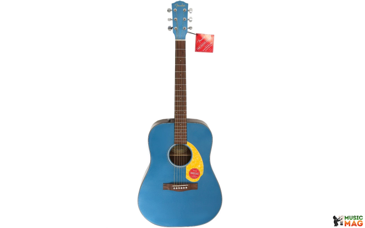 FENDER CD-60S FSR BLUE PEARL w/YELLOW PICKGUARD