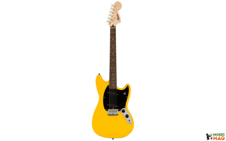 SQUIER SONIC MUSTANG LRL BPG GRAFITY YELLOW