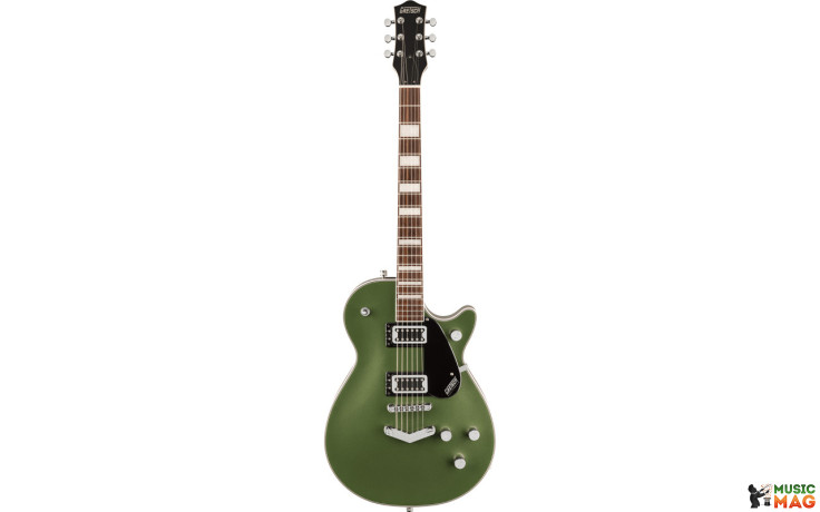 GRETSCH G5220 ELECTROMATIC JET BT SINGLE-CUT WITH V-STOPTAIL OLIVE METALLIC