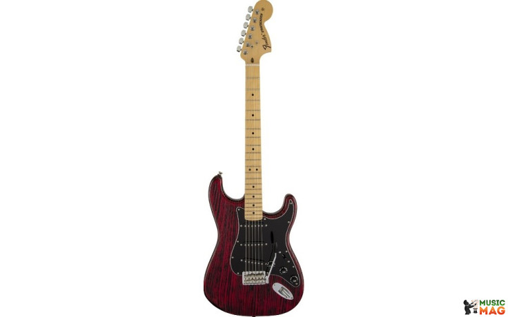FENDER AMERICAN STANDARD SANDBLASTED LTD EDITION STRATOCASTER MN CRIMSON SATIN