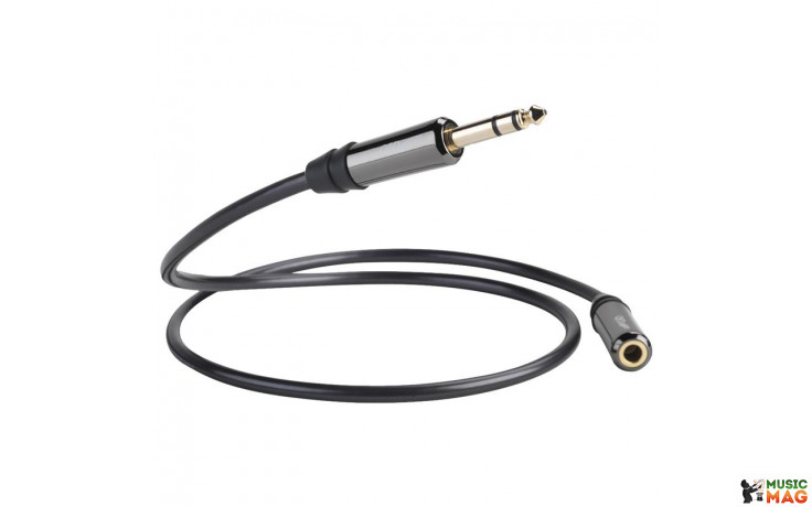QED Performance Graphite 6.35mm Headphone Extension 1.5 m