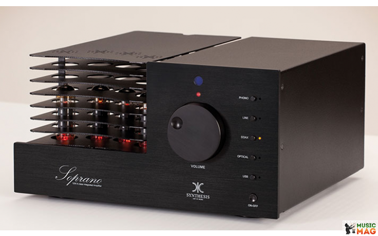 Synthesis SOPRANO lntegrated stereo tube amplifier Black
