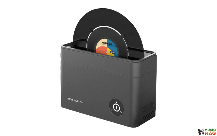 HumminGuru Ultrasonic Vinyl Record Cleaner Bundle ( Dark Grey)