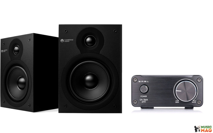 S.M.S.L SA-36A PRO Black + Cambridge Audio Sx-50 Matt Black