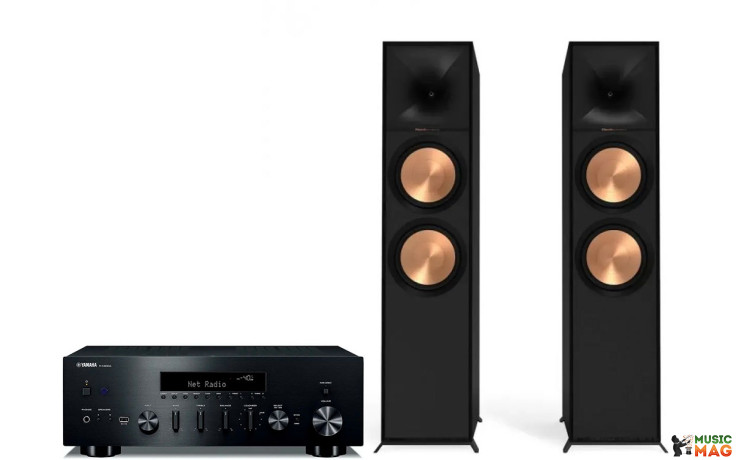 Yamaha R-N600A + Klipsch R-800F
