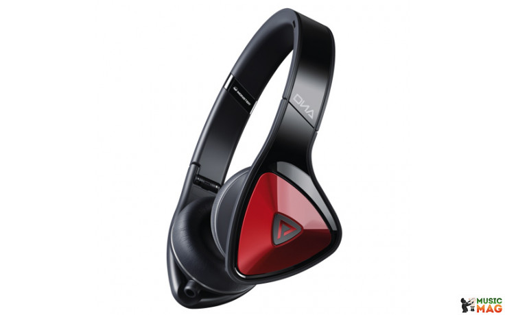 Monster DNA Neon On-Ear Headphones Black Red