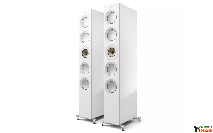 KEF Reference 5 Meta High-Gloss White/Champagne