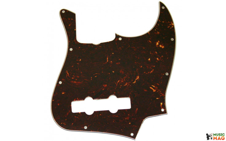 FENDER PICKGUARD '60s JAZZ BASS MEXICO REISSUE 10 HOLE MOUNTING TORTOISE SHELL