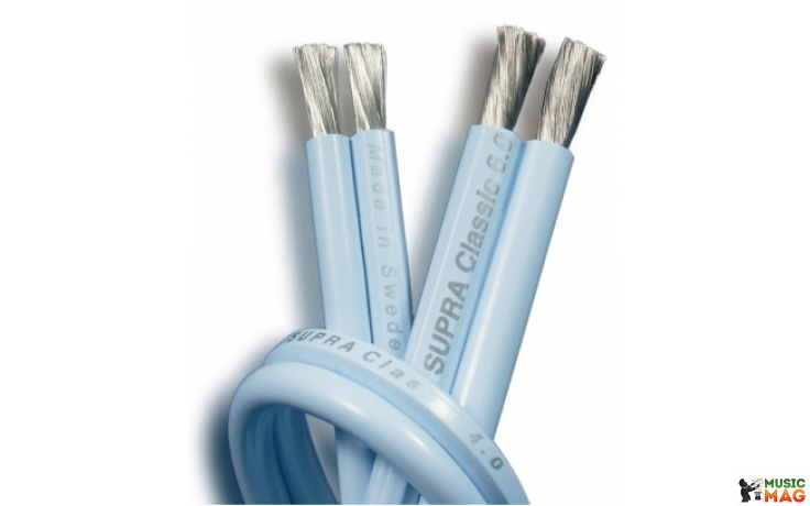 Supra Cable CLASSIC 2X4.0 BLUE 20M