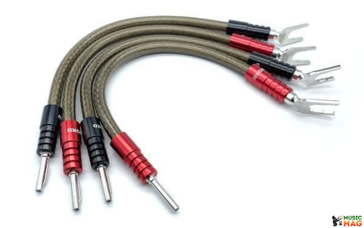 CHORD Epic Links ChordOhmic Banana to Spade x 4 - 28cm Tip to Tip