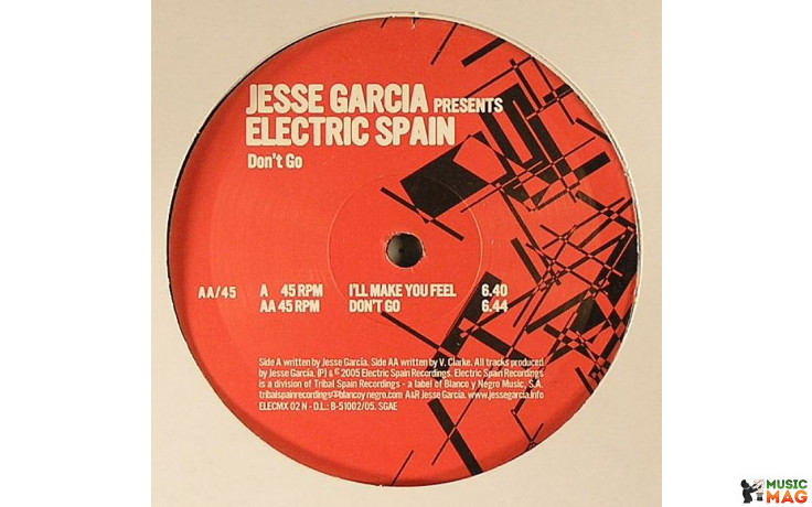 Jesse GARCIA presents ELECTRIC SPAIN - I'll Make You Feel