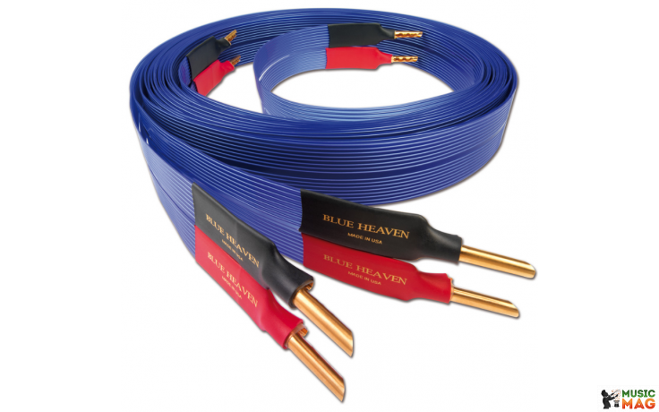 Nordost Blue Heaven, 2x3m is terminated with low-mass Z plugs