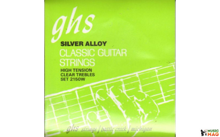 GHS STRINGS CLASSIC SILVER ALLOY SET