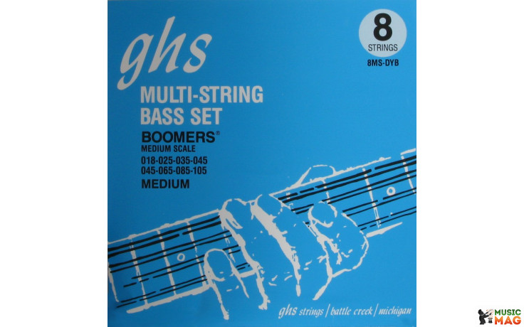 GHS STRINGS BOOMERS BASS SET
