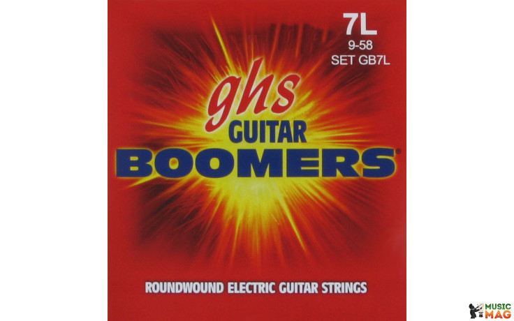 GHS STRINGS 7 STRING BOOMERS GB7L