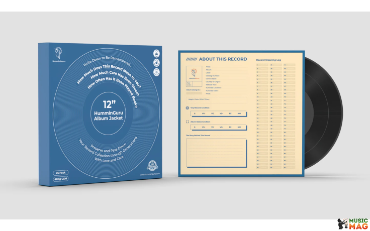 HumminGuru 12" Album Jacket 25 Pack