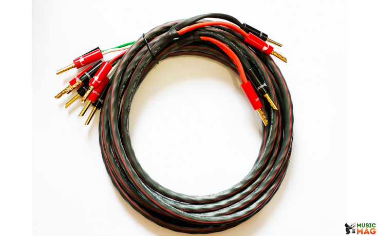AUDIOQUEST SLiP-DB 14/4 + Z Gold plugs (Bi-Wiring) 2 x 3 м