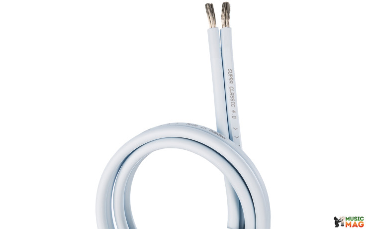 Supra Cable CLASSIC 2X4.0 WHITE 5M