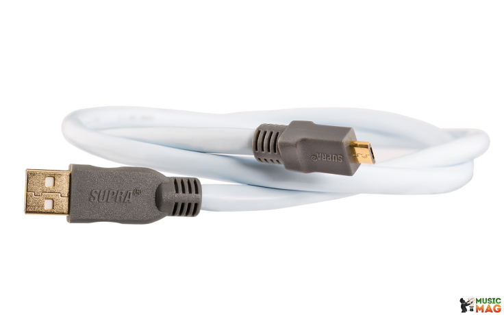Supra USB 2.0 A-MICRO B BLUE 2M
