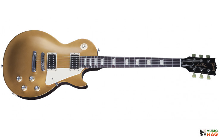GIBSON 2016 LP 50s TRIBUTE T SATIN GOLD TOP DARK BACK