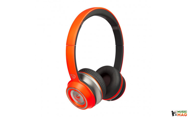 Monster Ncredible NTune Matte On-Ear Headphones Neon Orange