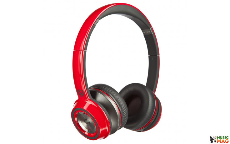 Monster NCredible NTune On-Ear Headphones Cherry Red