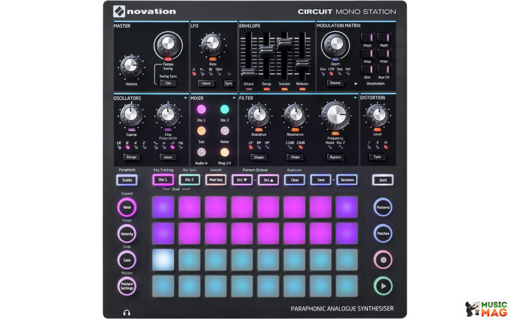 NOVATION Circuit Mono Station Paraphonic Analog Synthesizer and Sequencer