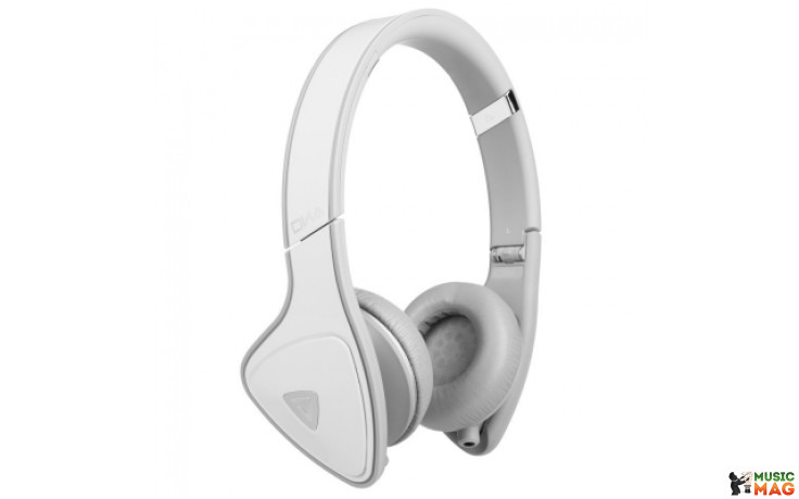 Monster DNA Neon On-Ear Headphones White Over Light Grey