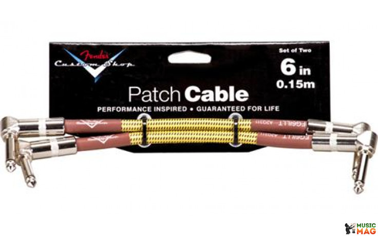 FENDER CUSTOM SHOP PERFORMANCE CABLE TWO PACK 6 TW