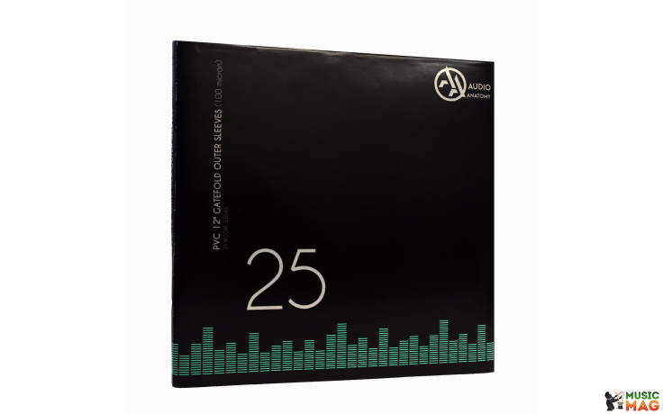 Audio Anatomy 25 X PVC 12" GATEFOLD OUTER SLEEVES - 100 MICRON