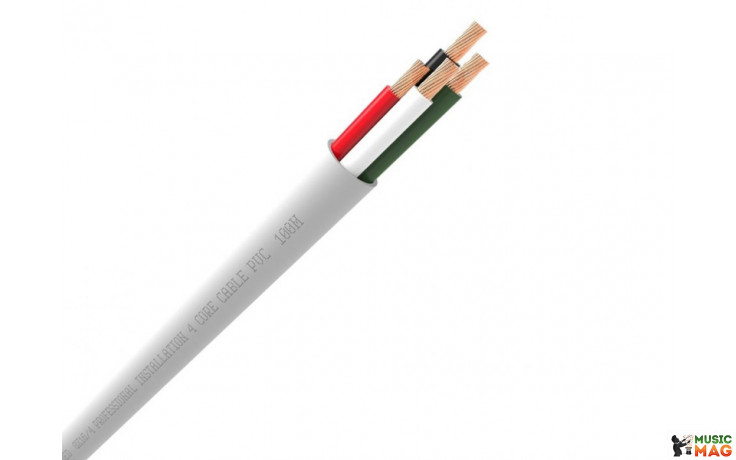 QED QX16/4 100M WHITE PVC FLAME-RET (QE4140)