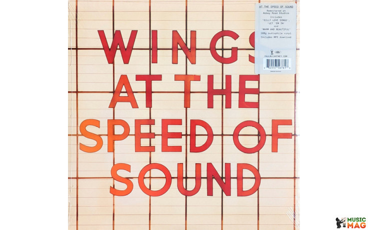 WINGS - WINGS AT THE SPEED OF SOUND 1976/2017 (0602557567618, 180 gm.) CAPITOL RECORDS/EU MINT (0602557567618)