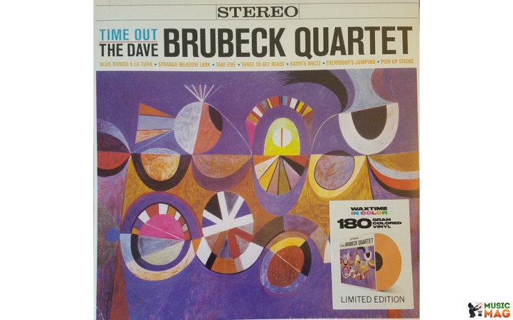 DAVE BRUBECK QUARTET - TIME OUT 2018 (950624, LTD., Orange) WAX TIME/EU MINT (8436559464178)