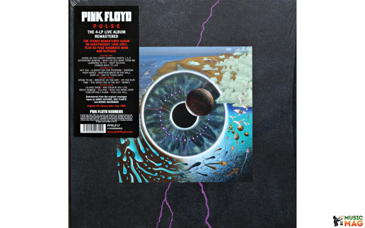 PINK FLOYD - PULSE 4 LP Box Set 1995/2018 (PFRLP17, 180 gm.) WARNER/EU MINT (0190295996925)
