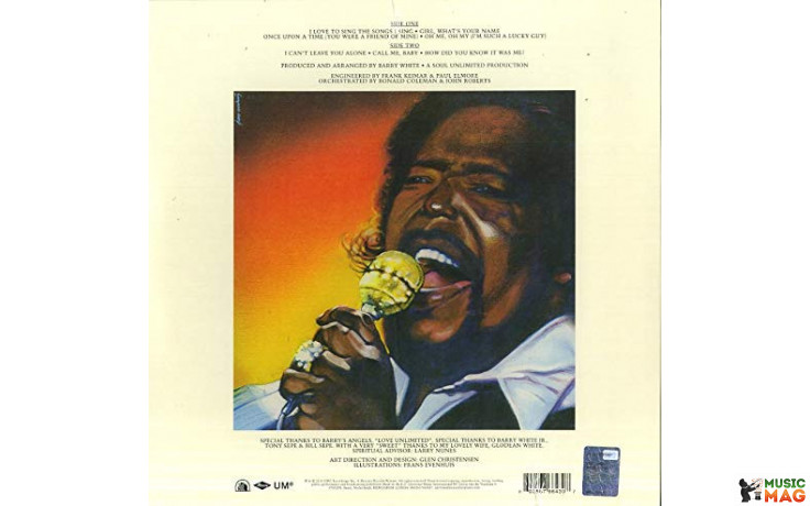 BARRY WHITE – I LOVE TO SING THE SONGS I SING 1979/2018 (0602567664307, 180 gm.) 20th CENT./EU MINT (0602567664307)