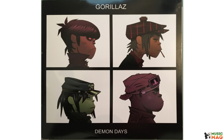 GORILLAZ - DEMON DAYS 2 LP Set 2005 (0724387383814, 180 gm. Reissue) GAT, PARLOPHONE /EU MINT (0724387383814)