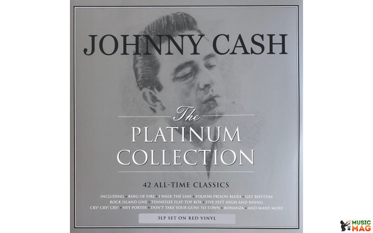 JOHNNY CASH - THE PLATINUM COLLECTION 3 LP Set 2019 (NOT3LP280, Red) NOT NOW MUSIC/EU MINT (5060403742803)