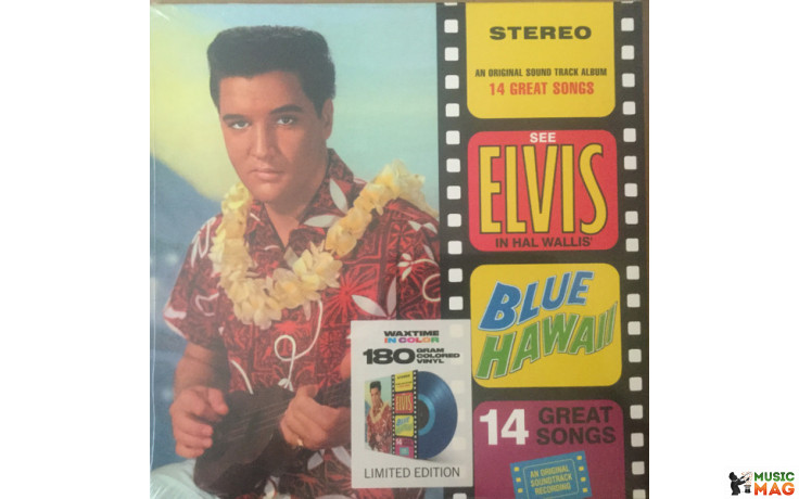 ELVIS PRESLEY - BLUE HAWAII 1961/2019 (950688, LTD., Blue) WAX TIME/EU MINT (8436559466295)