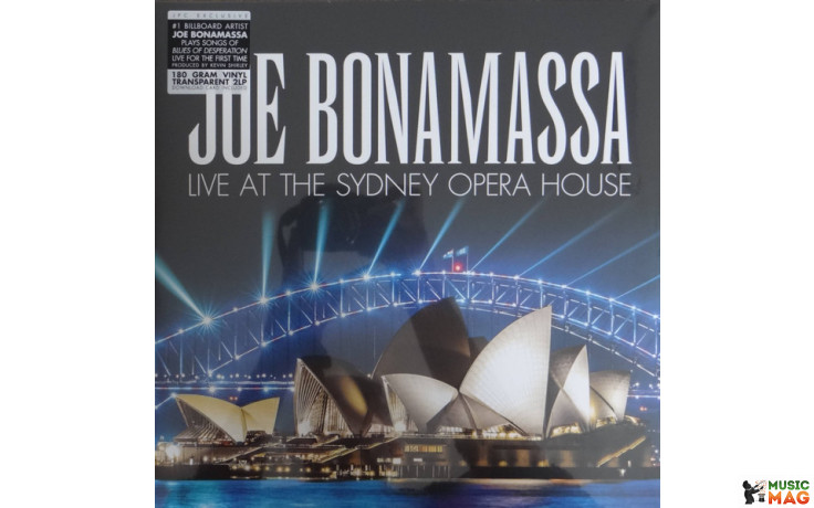 Joe Bonamassa – Live At The Sydney Opera House 2 Lp 2019 (prd 7598 1, Transparent) Provogue/eu Mint (0810020500820)