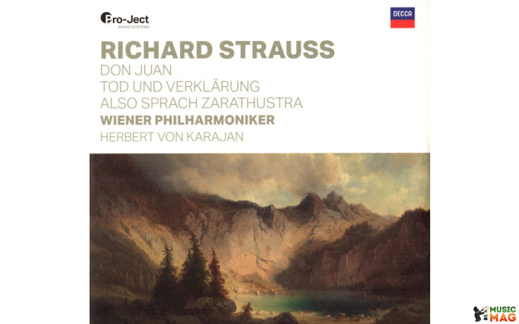 Richard Strauss, Wiener Philharmoniker, Herbert von Karajan – Don Juan, Tod Und Verklärung, Also Sprach Zarathustra Vinyl 2LP