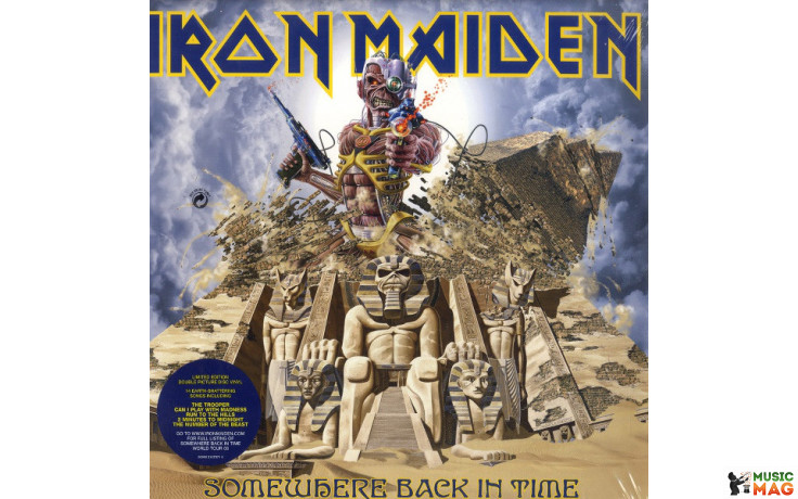 IRON MAIDEN – SOMEWHERE BACK IN TIME 2 LP Set 2008 (50999 2147071 4, LTD) EMI/EU MINT (5099921470714)