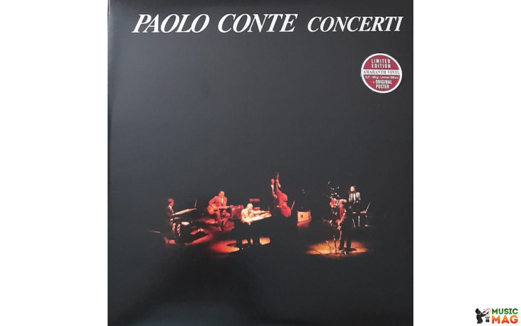 PAOLO CONTE - CONCERTI 2 LP Set 1985/2021 (NAR 11420, LTD., 180 gm.) NAR/EU MINT (8004429114203)