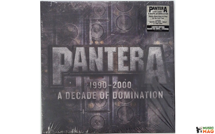 Pantera – A Decade Of Domination 2 Lp Set 2022 (rcv1 523543, Ltd., Black) Rhino/eu Mint (0081227880187)