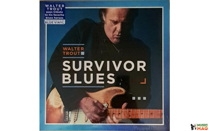 WALTER TROUT - SURVIVOR BLUES 2 LP Set 2022 (PRD75751, LTD., Blue) PROVOGUE/EU MINT (0810020508246)
