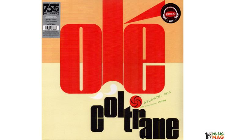 JOHN COLTRANE - OLE COLTRANE 1961/2023 (RCV 1373, LTD., Clear) ATLANTIC/EU MINT (0603497838387)