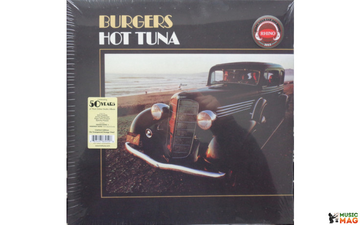 HOT TUNA - BURGERS 1972/2023 (RCV1 586307, LTD., Orange) GRUNT/EU MINT (0603497839506)