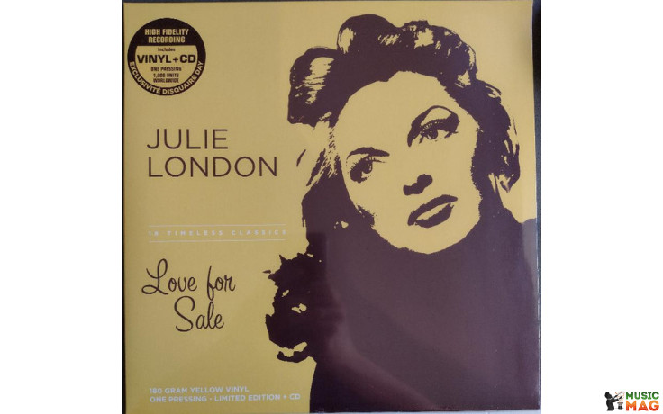 Julie London - Love For Sale Lp+cd 2023 (783 542, Ltd.) Rat Pack Records/eu Mint (3700477835422)