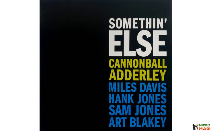 Cannonball Adderley - Somethin’ Else 1958/2020 (vnl 12213 Lp) Ermitage/eu Mint (3770024952131)